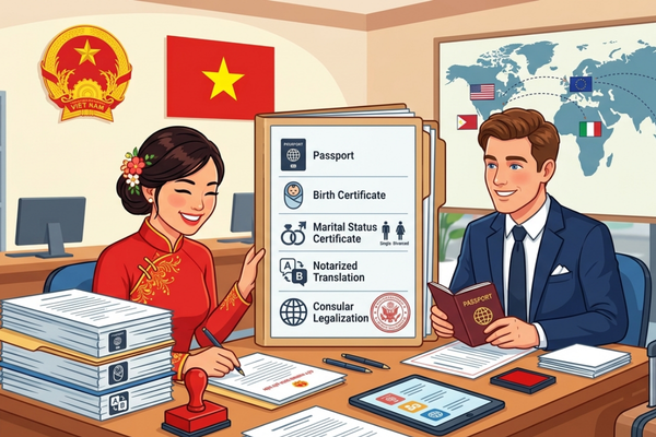 MARRIAGE REGISTRATION IN VIETNAM (For Vietnamese Citizens Marrying Foreign Nationals)