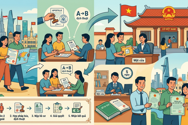 Marriage Registration Recording in Vietnam for Marriages Registered Abroad